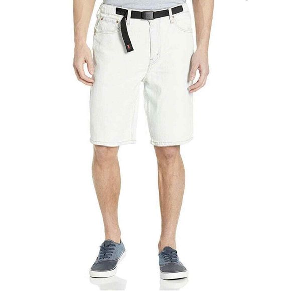 Levi's Men's Half Pants Shorts Light Wash Size 40 Jean Shorts - Picture 1 of 11